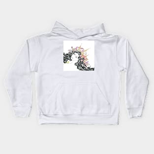 My Bird Watercolor Painting Kids Hoodie